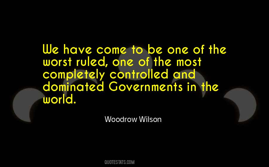 Quotes About One World Government #1166746