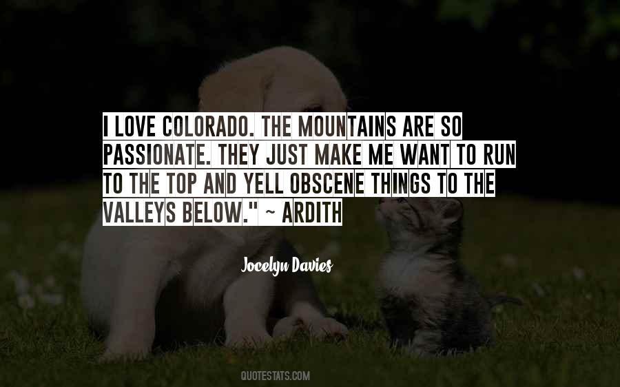Quotes About Colorado Mountains #1690378