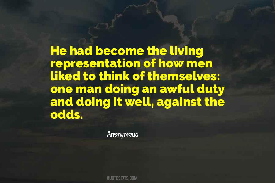 Quotes About One Man #1110253