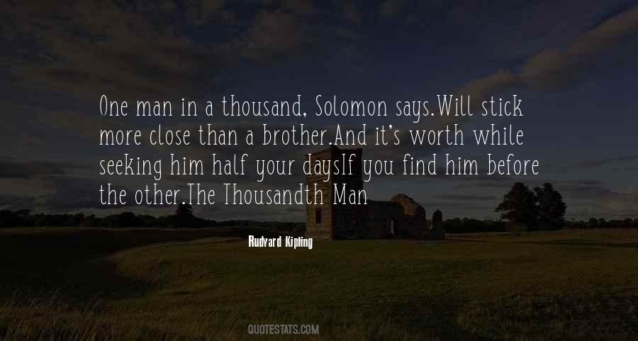 Quotes About One Man #1367430