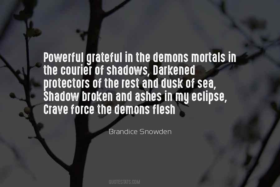 Urban Fantasy Demons Quotes #665893