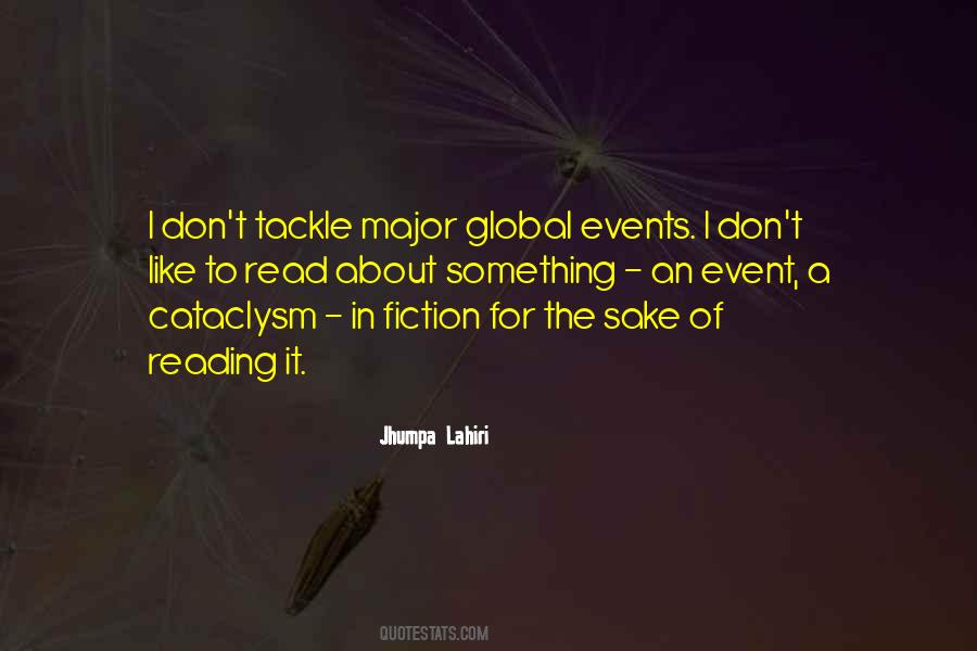 Quotes About Major Events #1851891