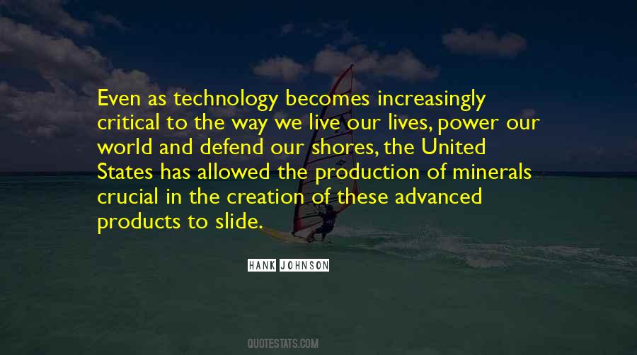 Quotes About Advanced Technology #1597915