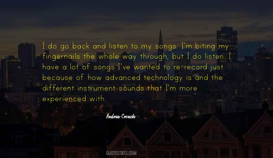 Quotes About Advanced Technology #7435