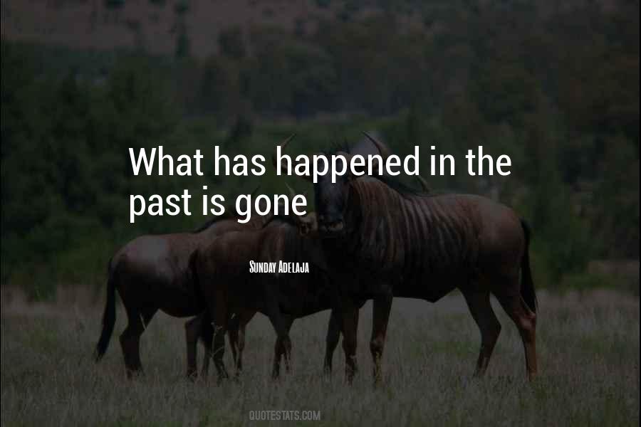 Quotes About What Happened In The Past #915104