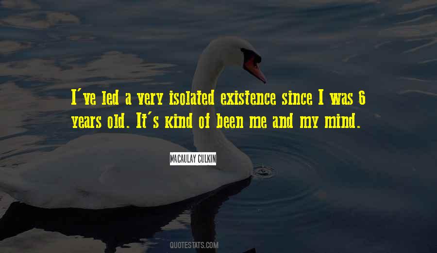 Quotes About Isolated Self #68200