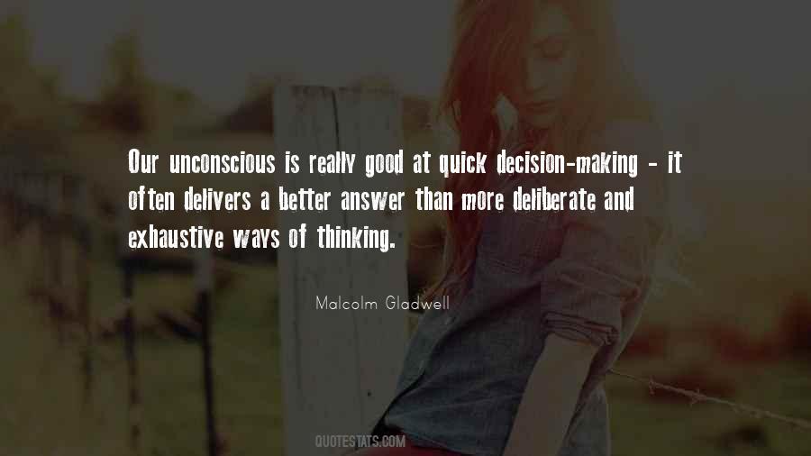 Quotes About Quick Thinking #1570462