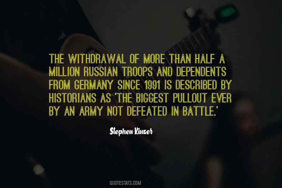 Defeated Army Quotes #1124873