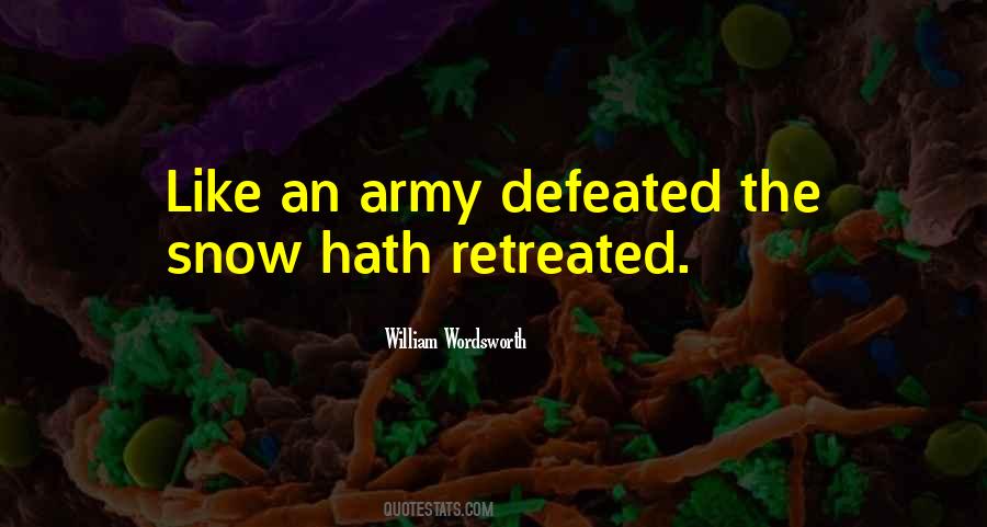 Defeated Army Quotes #459215
