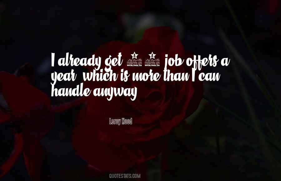 Quotes About Job Offers #1129005