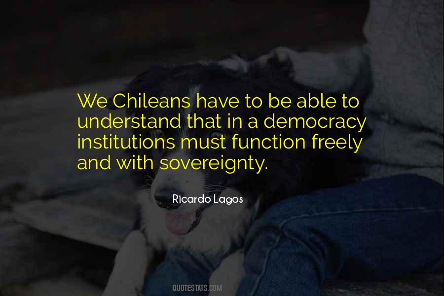 Quotes About Chileans #1116859