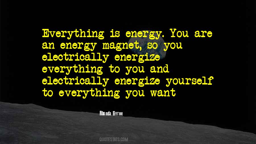 Everything Is Energy Quotes #106254