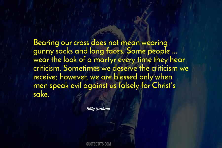 Quotes About Bearing The Cross #193041