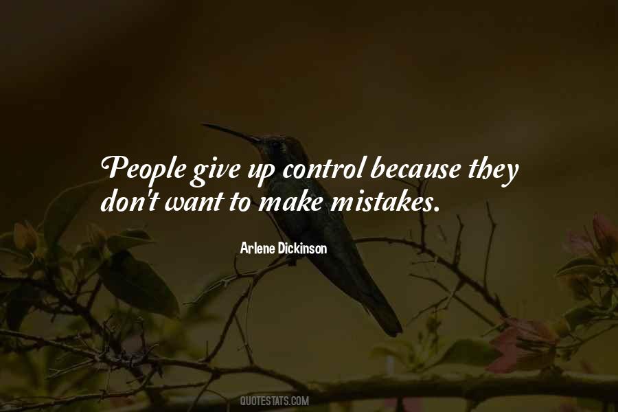 Quotes About Giving Up Control #1108578