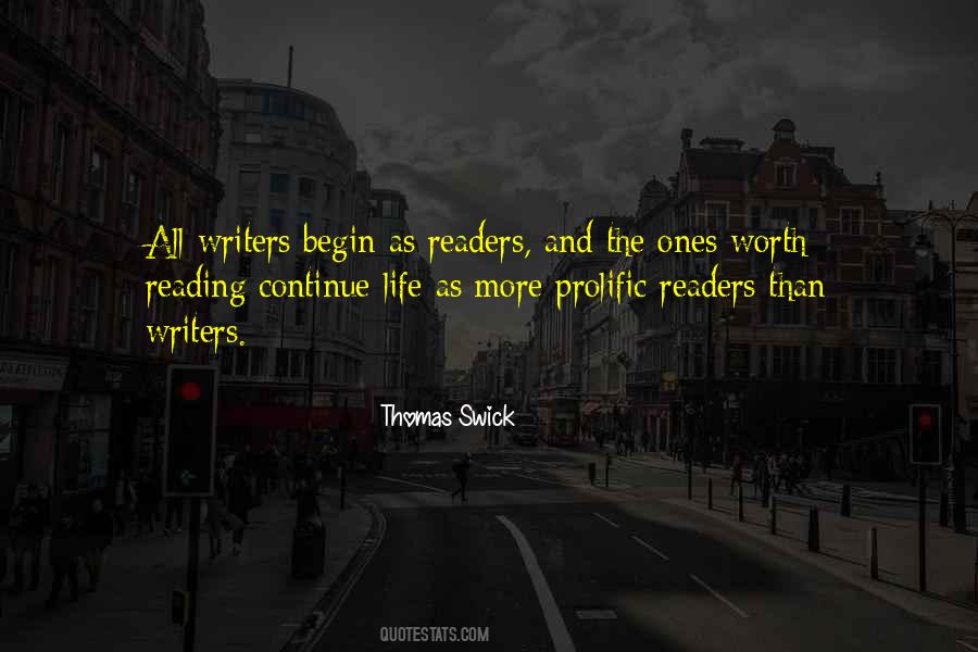 Quotes About Readers And Writers #134383