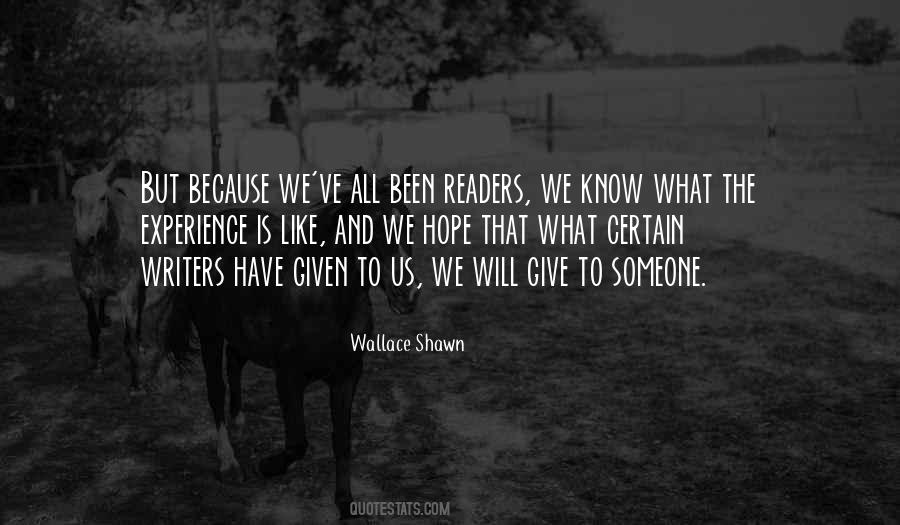 Quotes About Readers And Writers #193606