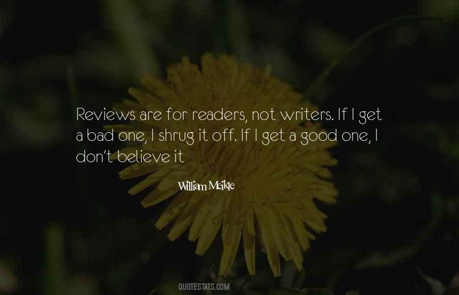 Quotes About Readers And Writers #213990