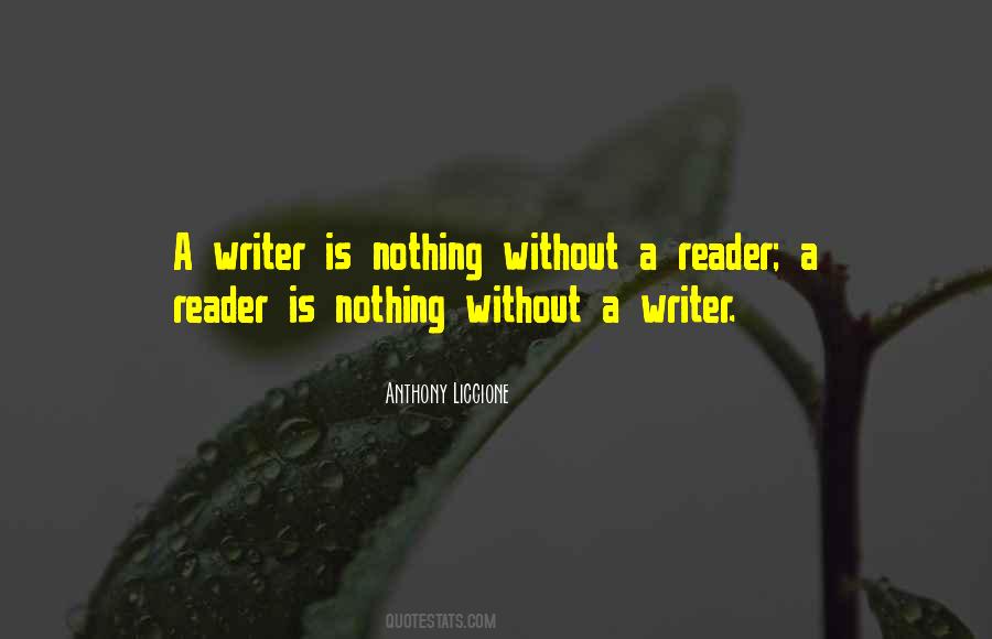 Quotes About Readers And Writers #230171