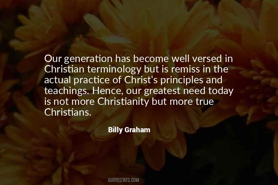 Quotes About True Christianity #229946