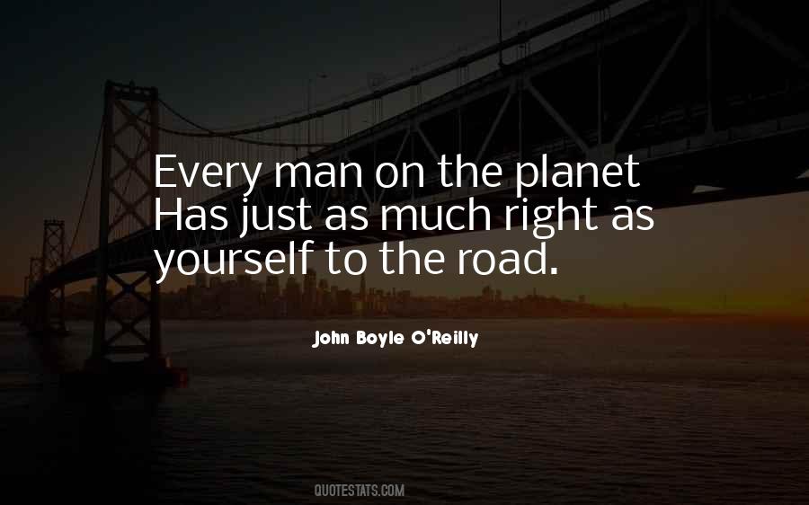 Man On The Road Quotes #1202974