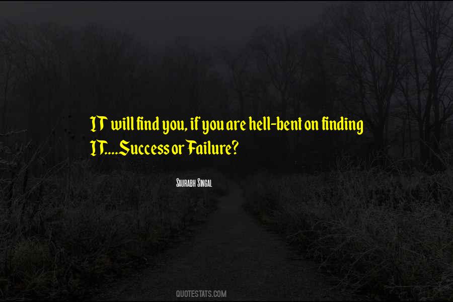 Finding Success Quotes #1795428