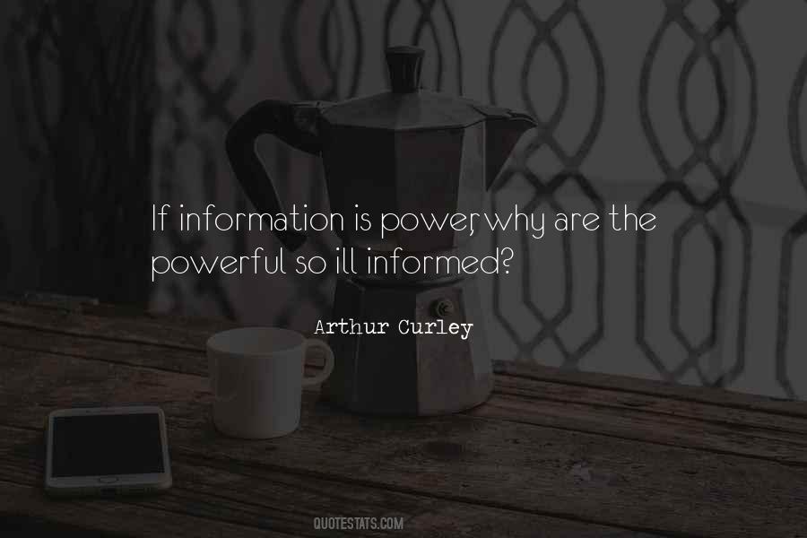 Quotes About Information Is Power #1082579