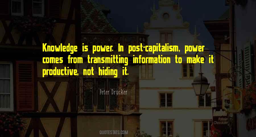 Quotes About Information Is Power #489454