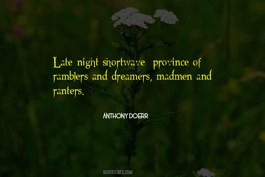 Quotes About Ramblers #407675