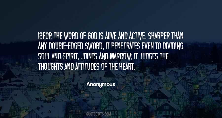 Word Of God Is Quotes #1084355