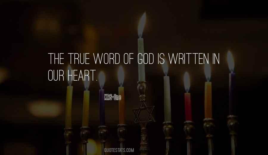 Word Of God Is Quotes #1352159