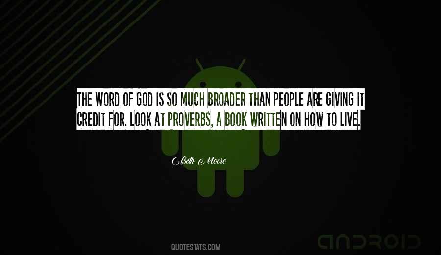 Word Of God Is Quotes #1518029