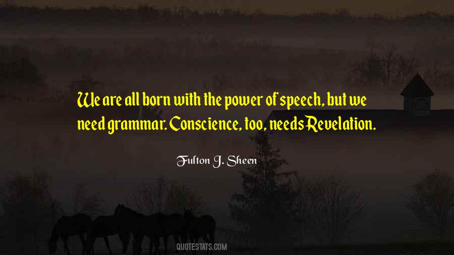 Quotes About Power Of Speech #1751688