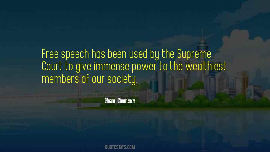 Quotes About Power Of Speech #277506