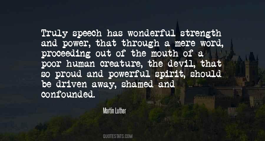 Quotes About Power Of Speech #610055