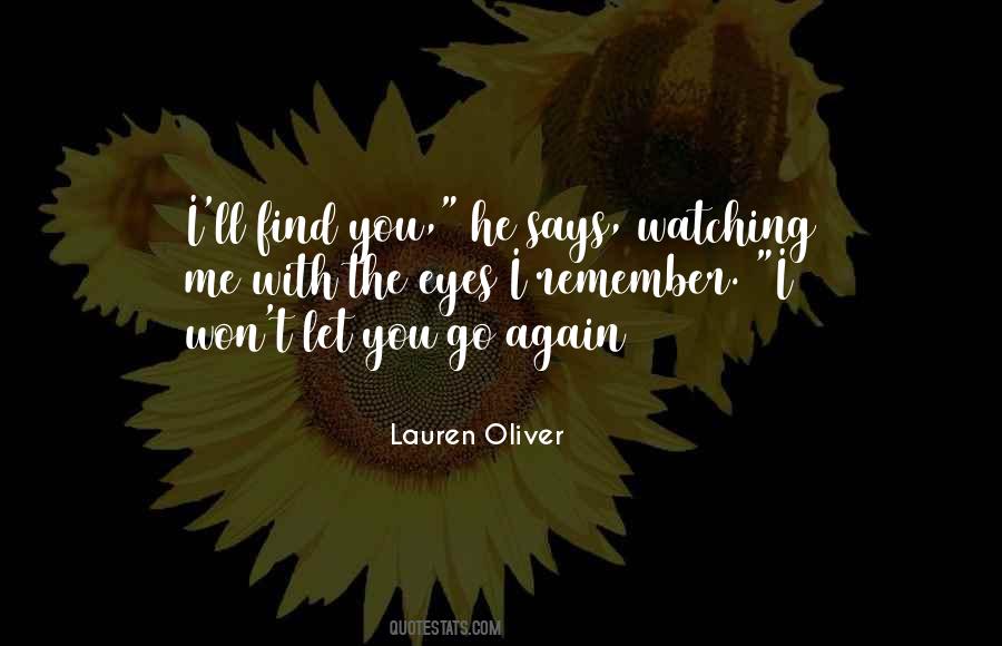 Quotes About I Won't Let You Go #1641027