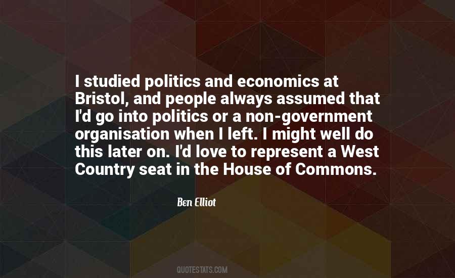 Quotes About Economics And Politics #362427