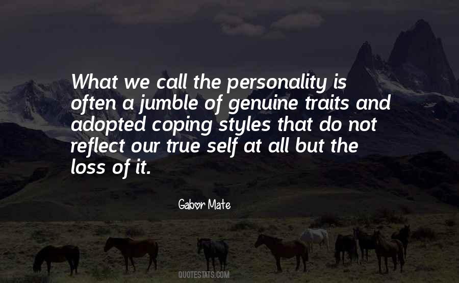 Quotes About Traits #1297273