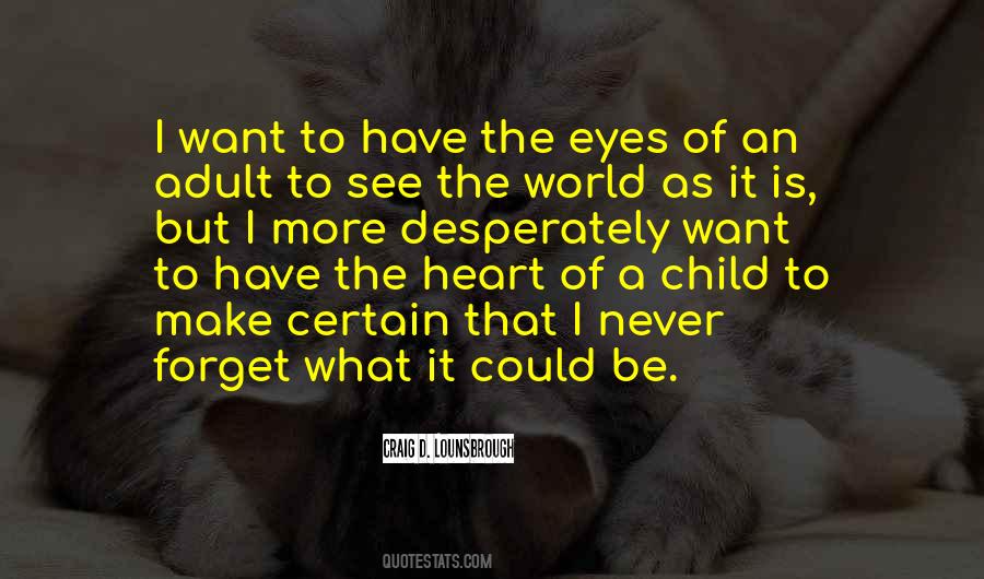 Quotes About Eyes Of A Child #16510