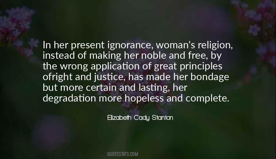 Quotes About Ignorance And Religion #1007842