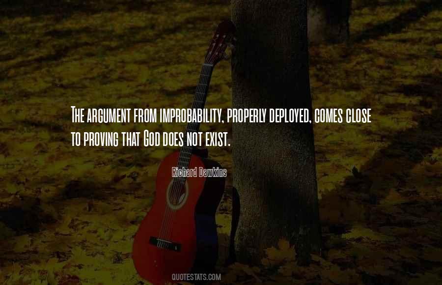 Quotes About Improbability #1667496