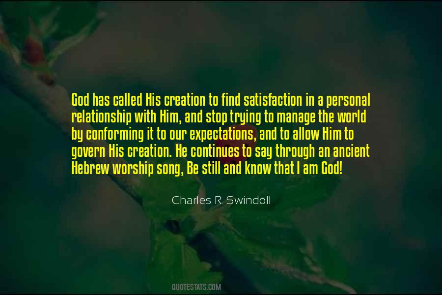 Quotes About Satisfaction In God #568072