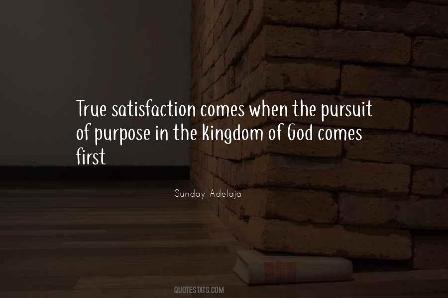 Quotes About Satisfaction In God #819793