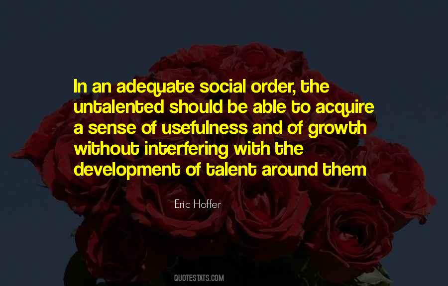 Quotes About Social Order #1440074
