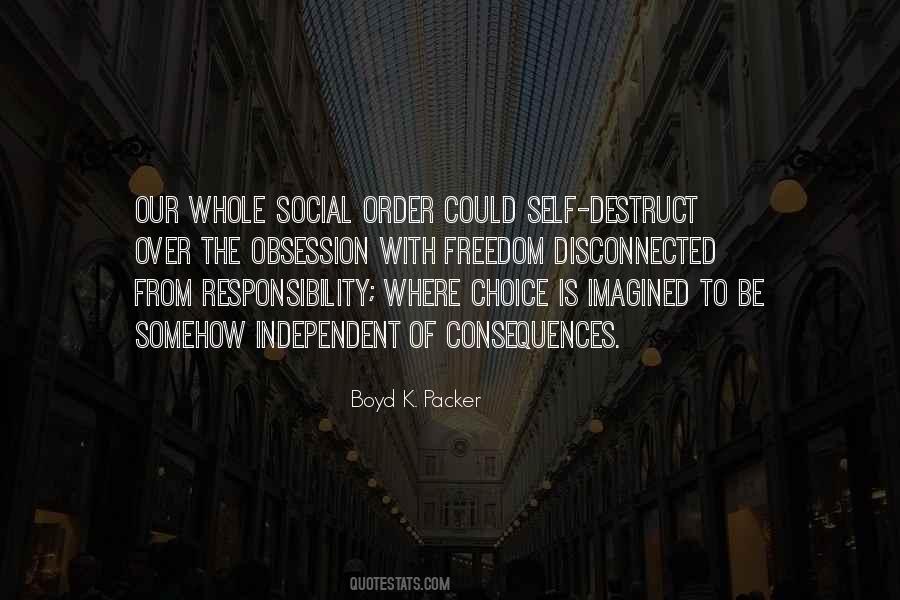 Quotes About Social Order #1481059