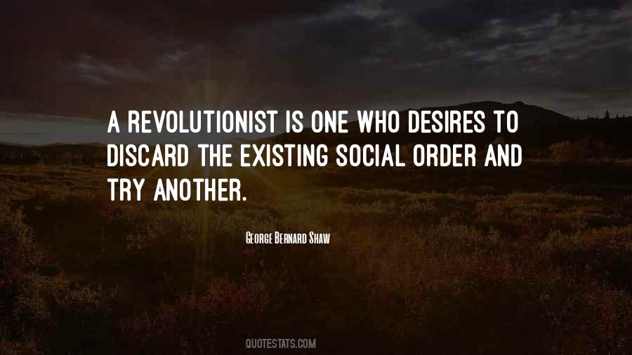 Quotes About Social Order #967305