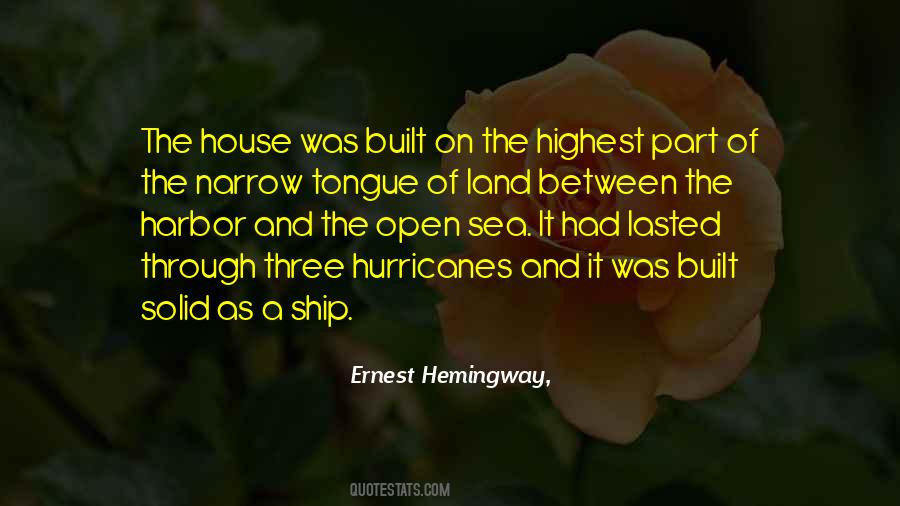 Quotes About The Sea Hemingway #216404