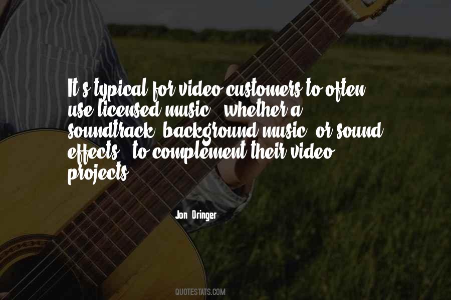 Quotes About Sound Effects #1547698