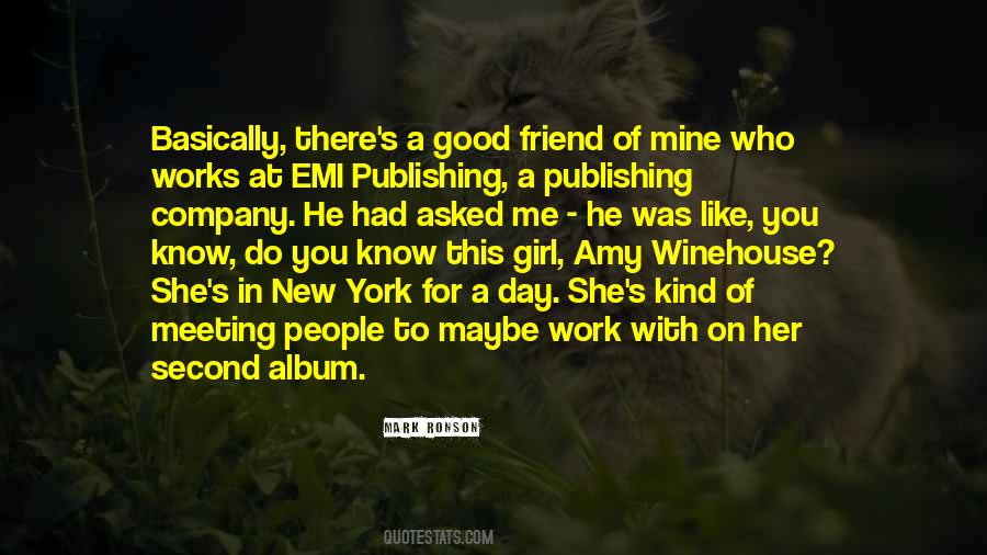 You Know This Girl Quotes #1076731