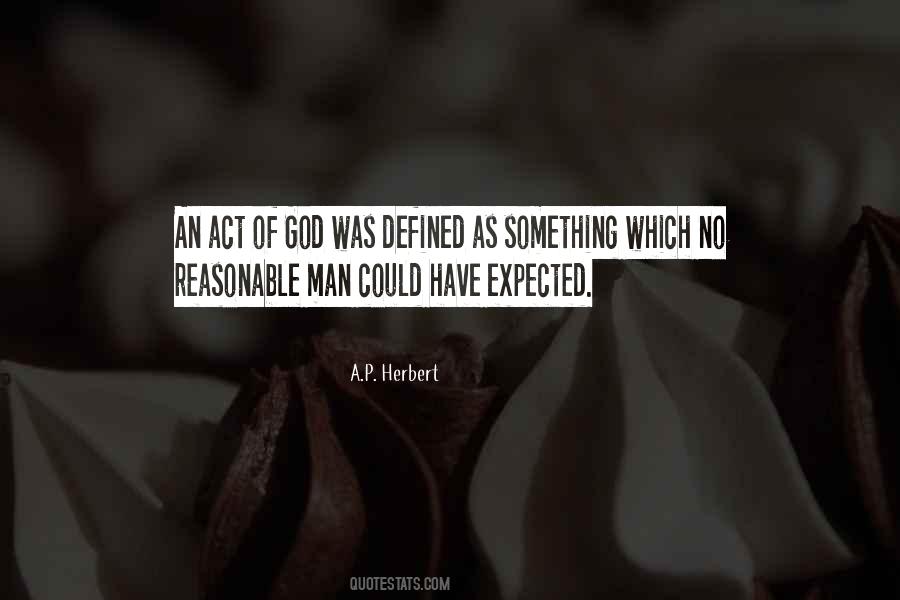 Expected To Act Quotes #1428341