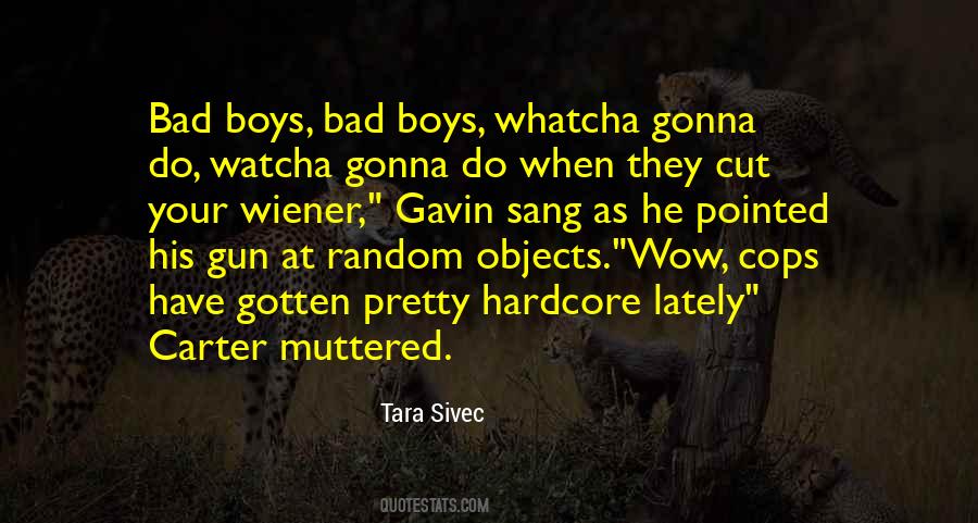 Bad Bad Boys Quotes #539999